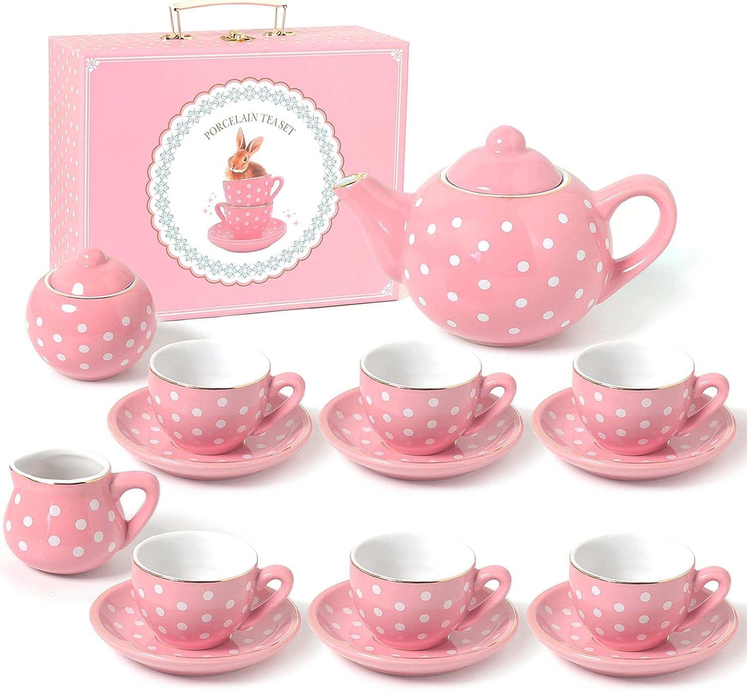 Porcelain Tea Party Set for Toddlers